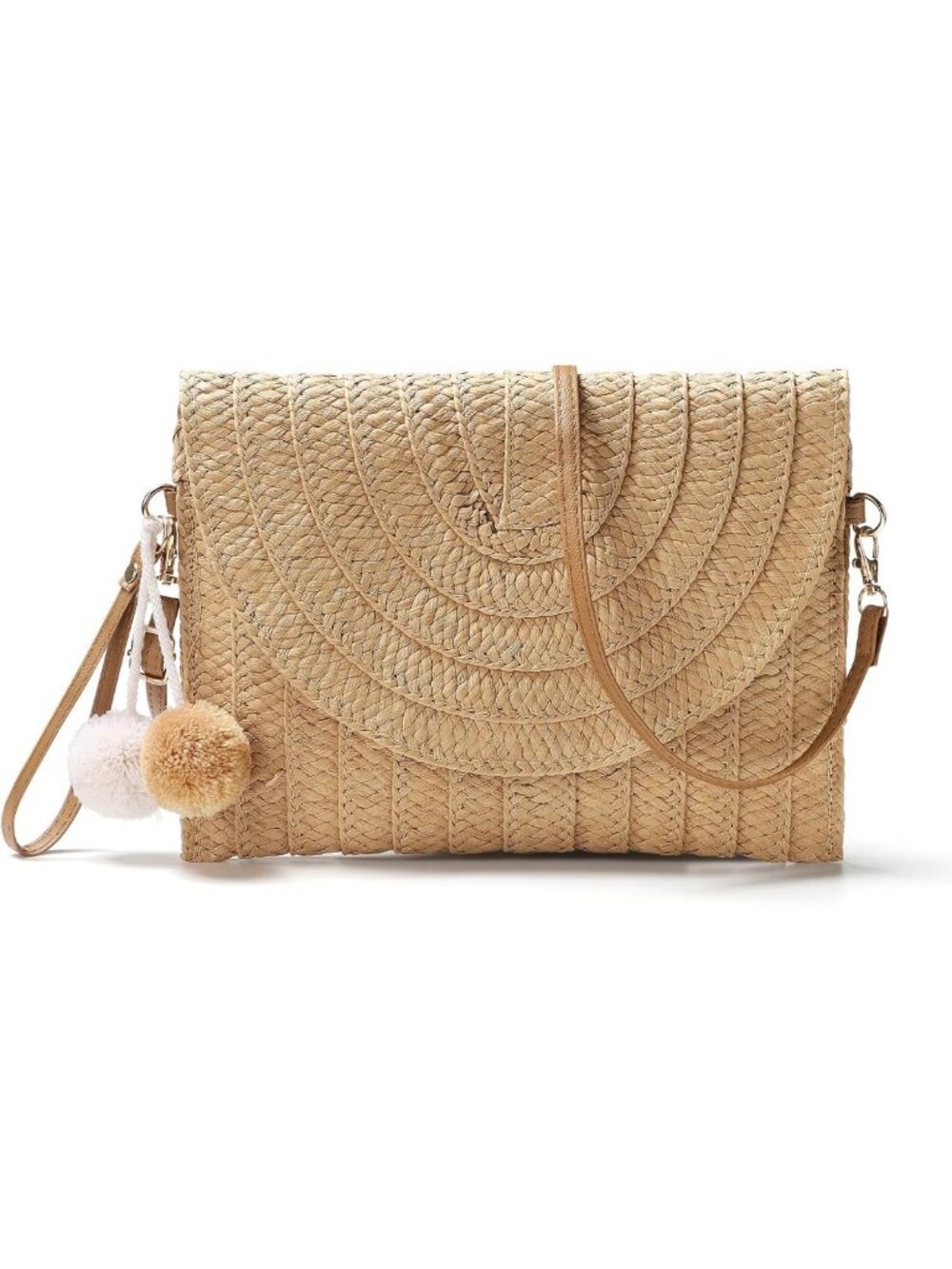 Woven Straw Clutch Purse for Women | Summer Beach Bag | Stylish Envelope Bag